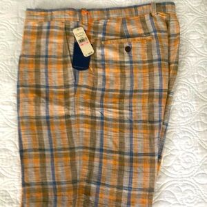 Tommy Bahama paddleboard plaid shorts